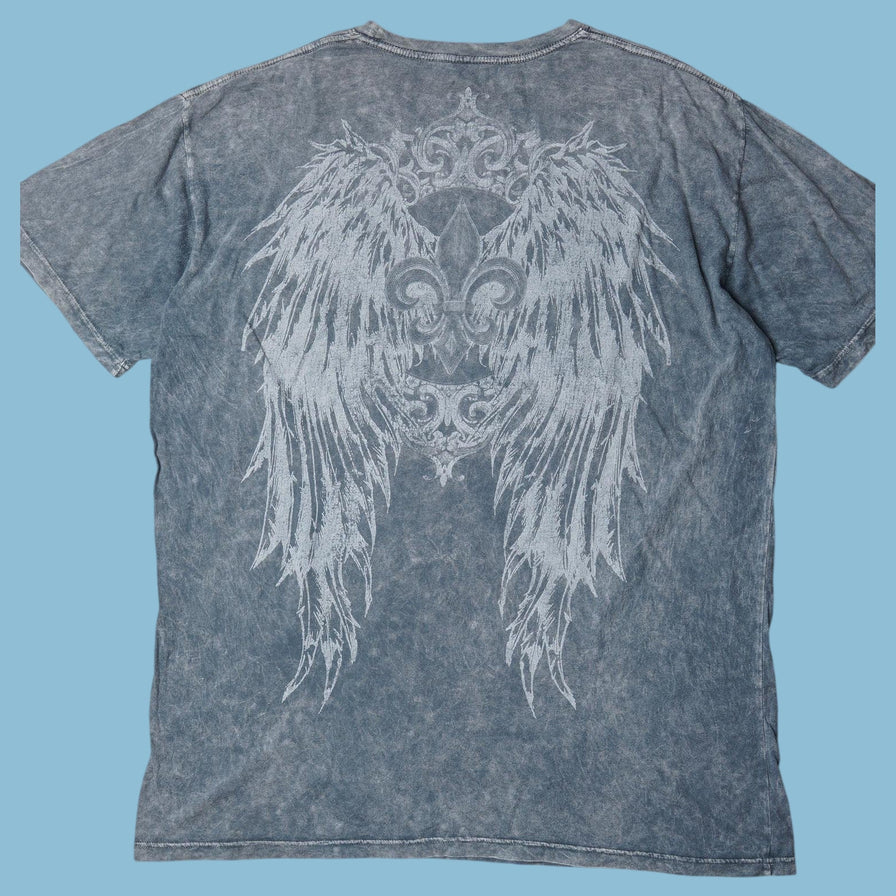 Vintage Y2K Honor Virtue Eagle Graphic T-Shirt - XL