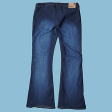 Vintage Y2K Lace-Up Flare Jeans - XL