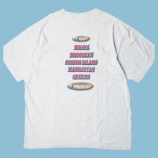 Vintage Y2K New York City Five Boroughs Projects T-Shirt - XL