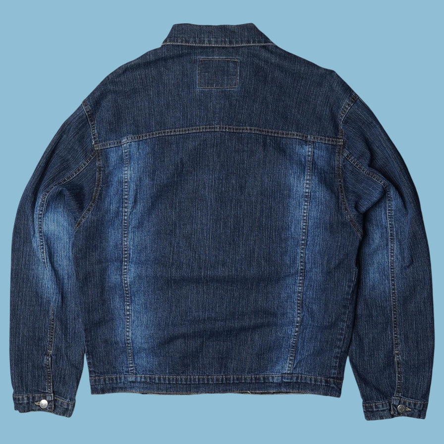 Vintage Y2K Energie Patchwork Jeansjacke - XL