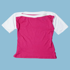 Vintage Puma Y2K Pink White T-Shirt - S