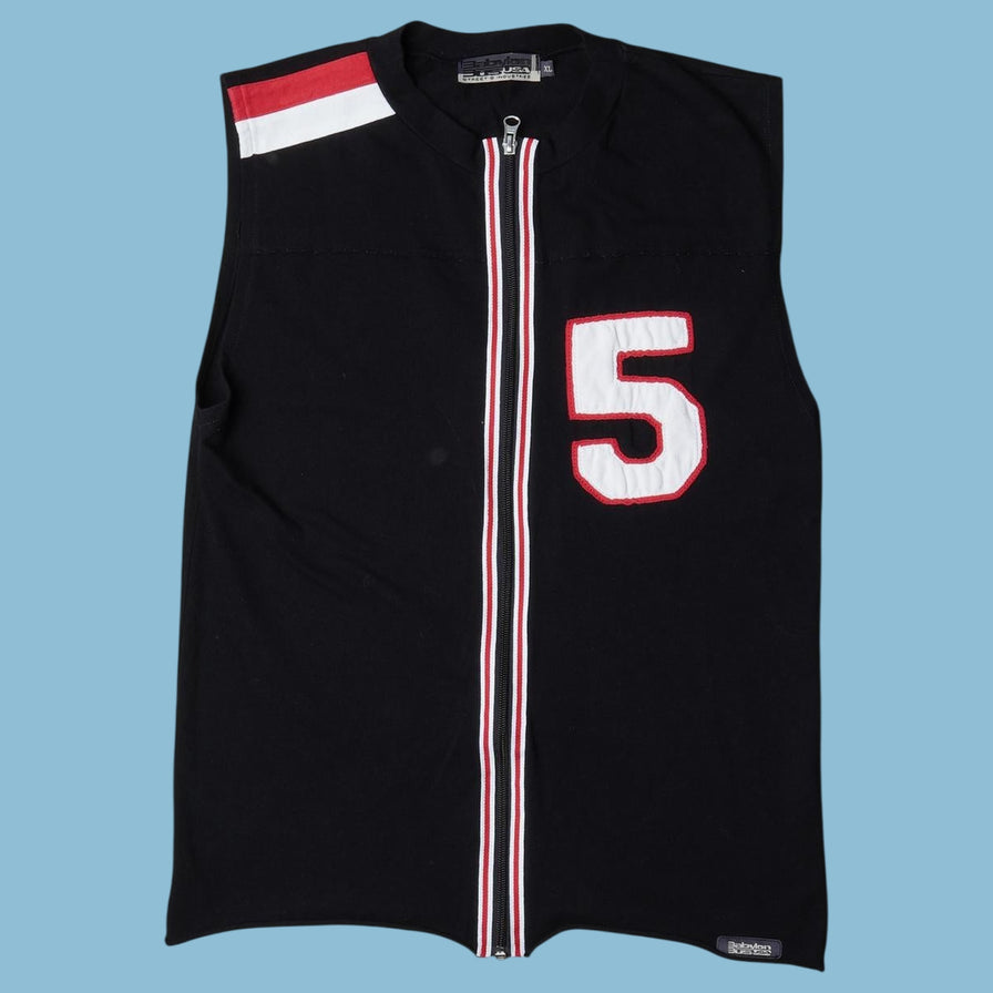 Vintage Y2K Racing Style Weste - XL