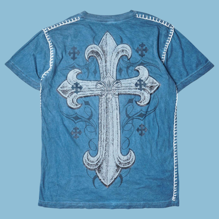 Vintage Y2K Redemption Cross Graphic T-Shirt - M