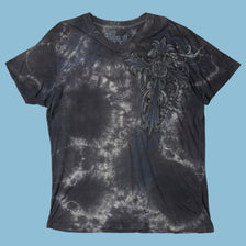 Vintage Y2K Ring of Fire Tie-Dye Graphic T-Shirt - M
