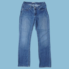 Vintage Y2K Rose Embroidered Jeans - S