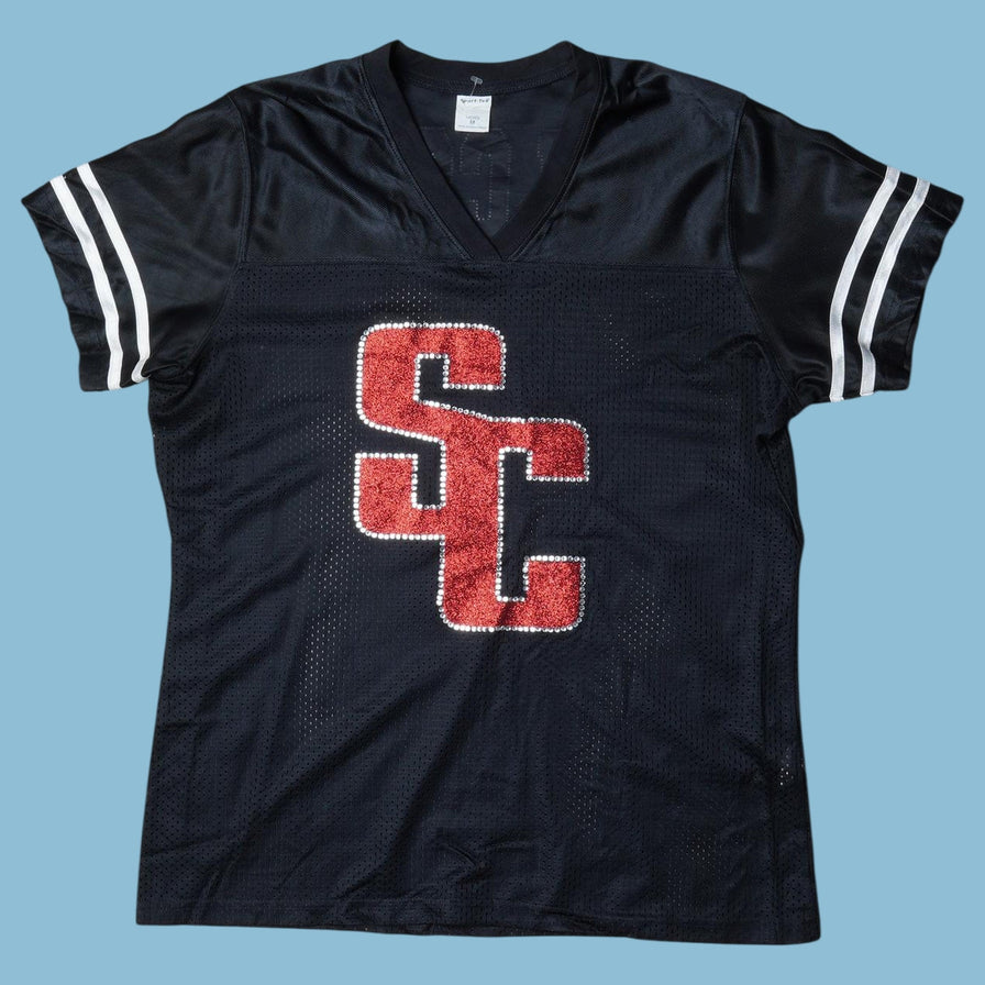 Vintage Y2K SC Strass Jersey - M