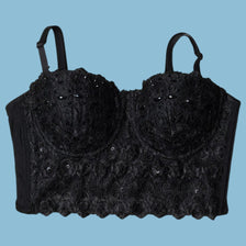 Vintage Windsor Y2K Lace Bustier Top - M