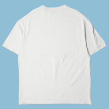Vintage Y2K Supply & Demand Skull Graphic T-Shirt - L