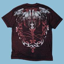 Vintage Y2K Sword Wings Graphic T-Shirt - XL