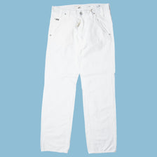 Vintage Y2K White Jeans - L