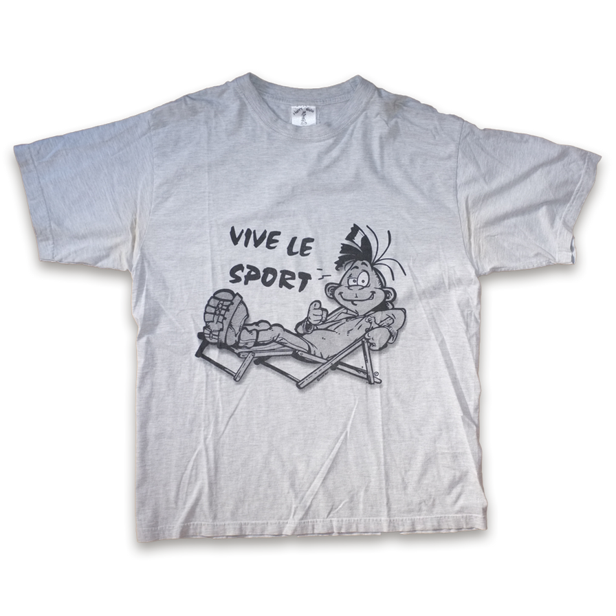 Vive Le Sport Comic T-Shirt Large - Double Double Vintage