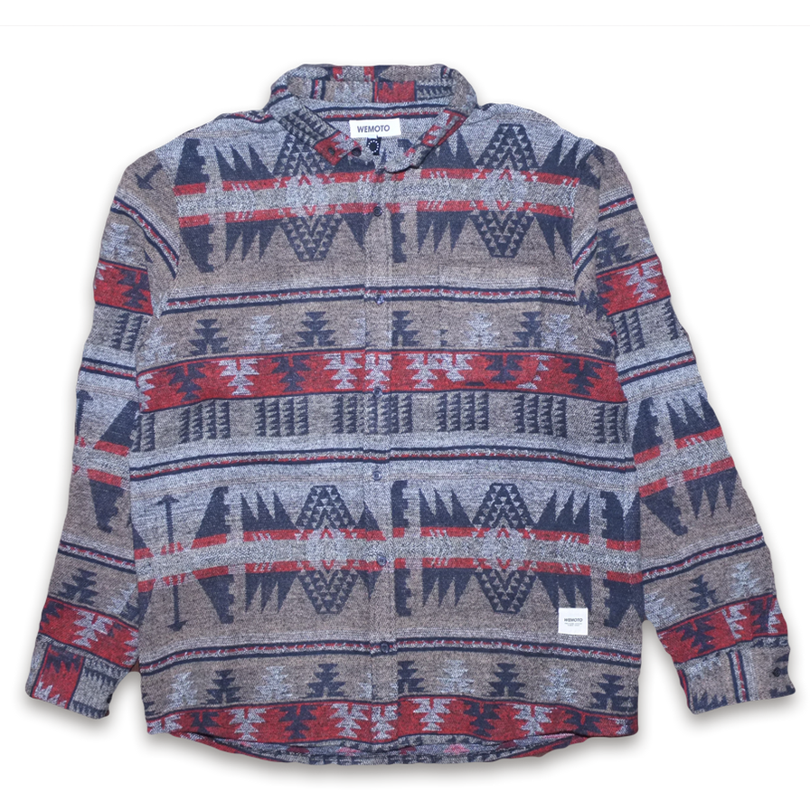 Pattern Flannel Shirt XLarge - Double Double Vintage