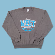 Vintage Sunset West Volleyball Sweater Medium