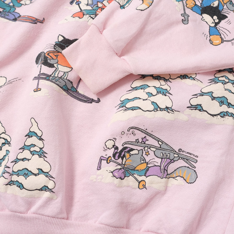 Vintage Ski Sweater Medium