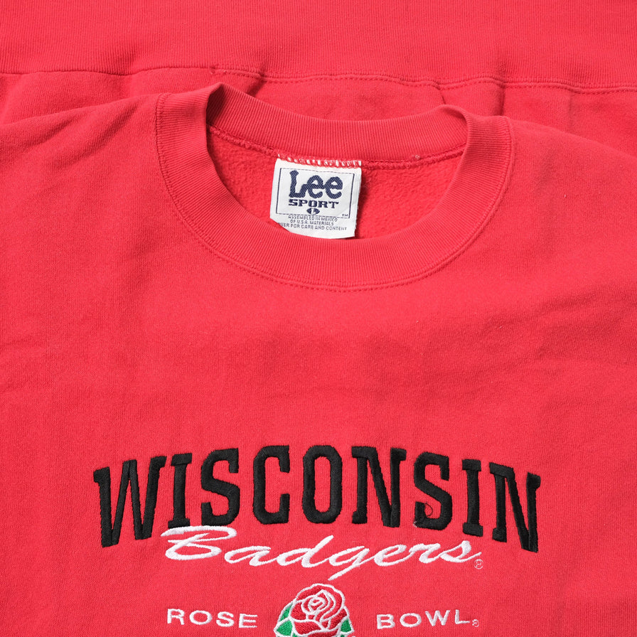 Vintage Puma Wisconsin Badgers Rose Bowl Sweater XLarge / XXL