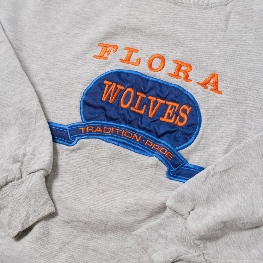 Vintage Flora Wolves Sweater Small / Medium