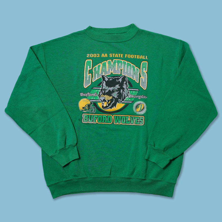 Vintage 2003 Buford Wolves Sweater XLarge