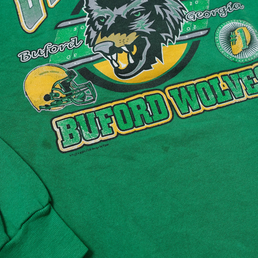 Vintage 2003 Buford Wolves Sweater XLarge
