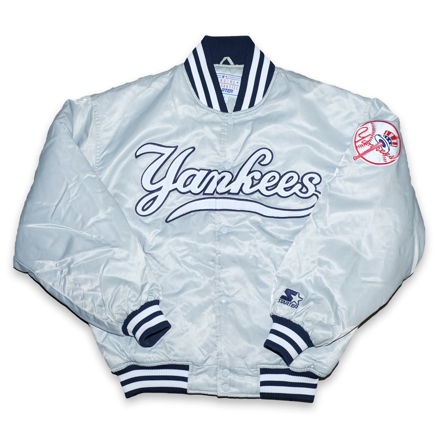 Vintage Starter New York Yankees Bomber Jacket Medium - Double Double Vintage