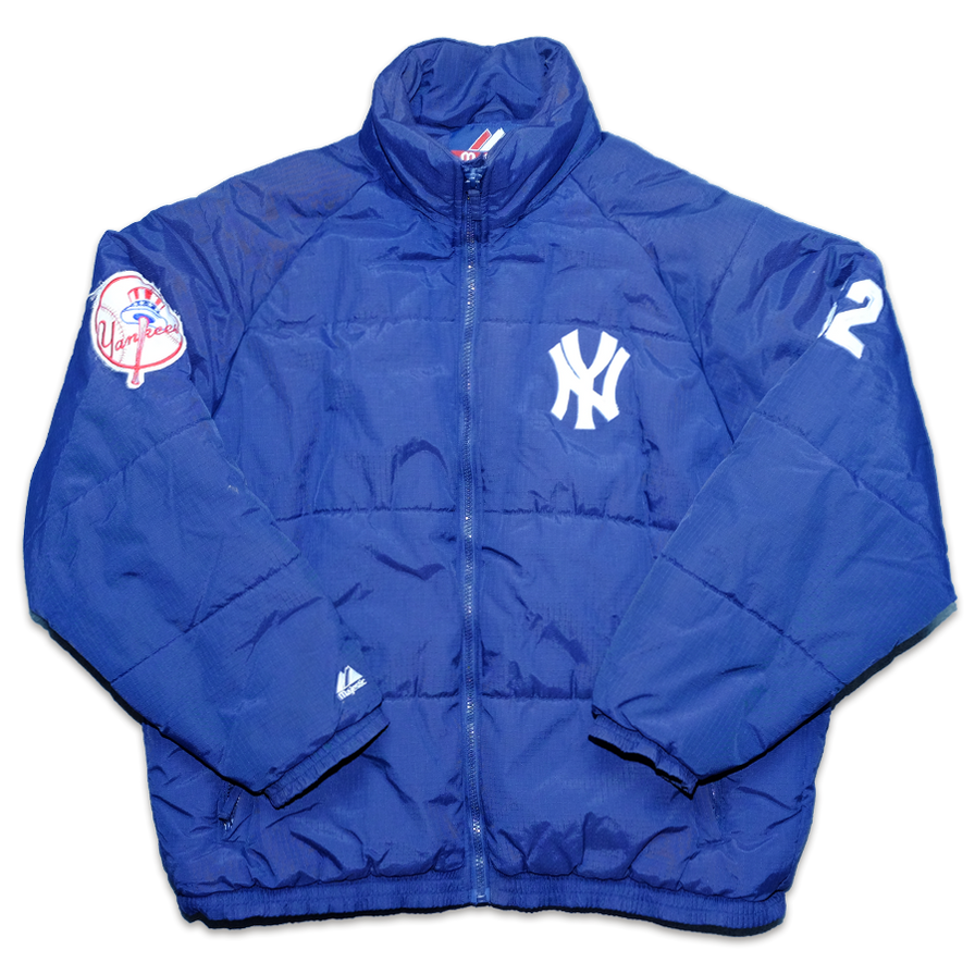 Vintage New York Yankees Puffer Jacket Large - Double Double Vintage