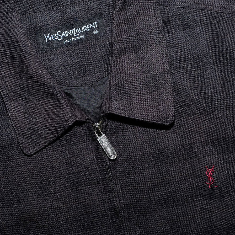 Vintage YSL Harrington Jacket Medium - Double Double Vintage