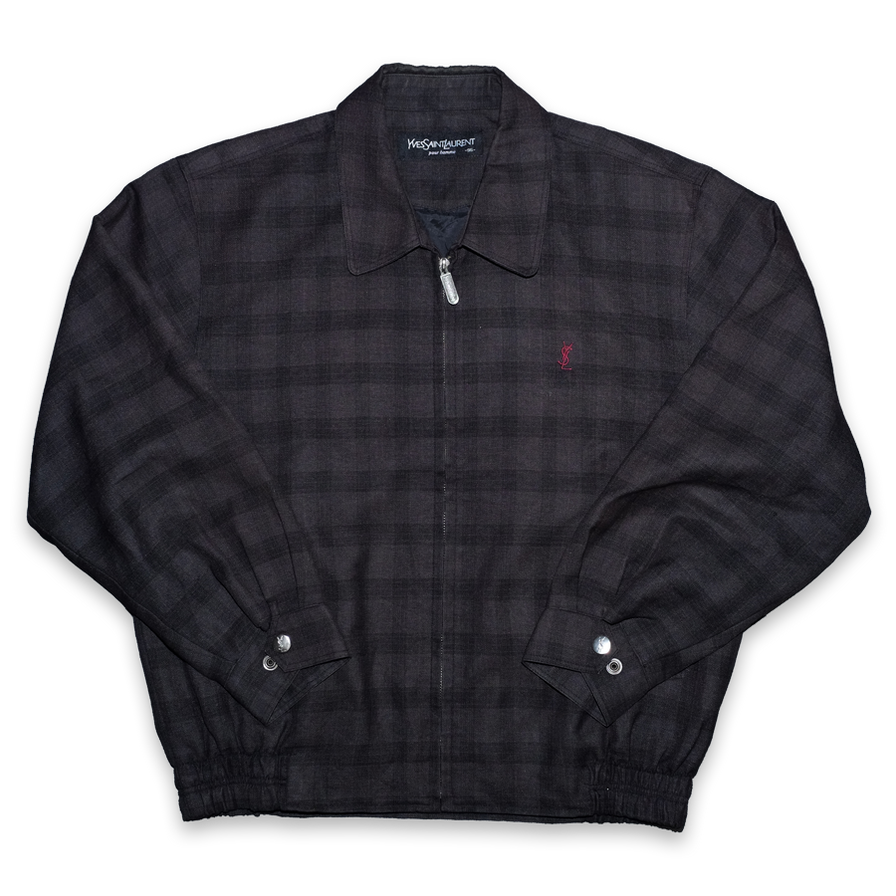 Vintage YSL Harrington Jacket Medium - Double Double Vintage