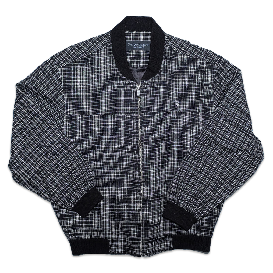 Vintage YSL Wool Bomber Jacket Small / Medium - Double Double Vintage