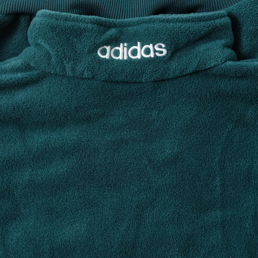 Vintage DS adidas Q-Zip  Fleece Sweater XLarge 