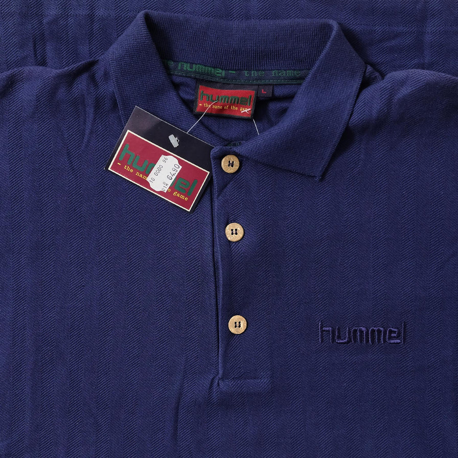 Vintage DS Hummel Long Polo Large 