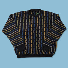 Vintage Coogi style Knit Sweater XLarge 