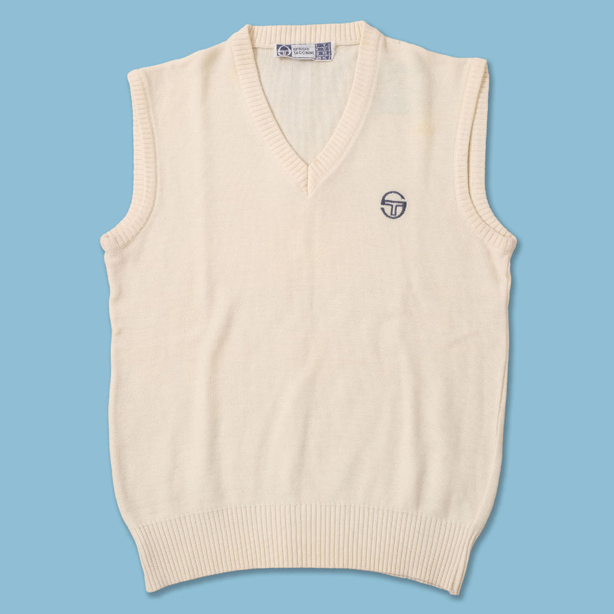 Vintage Sergio Tacchini Knit Vest Medium 