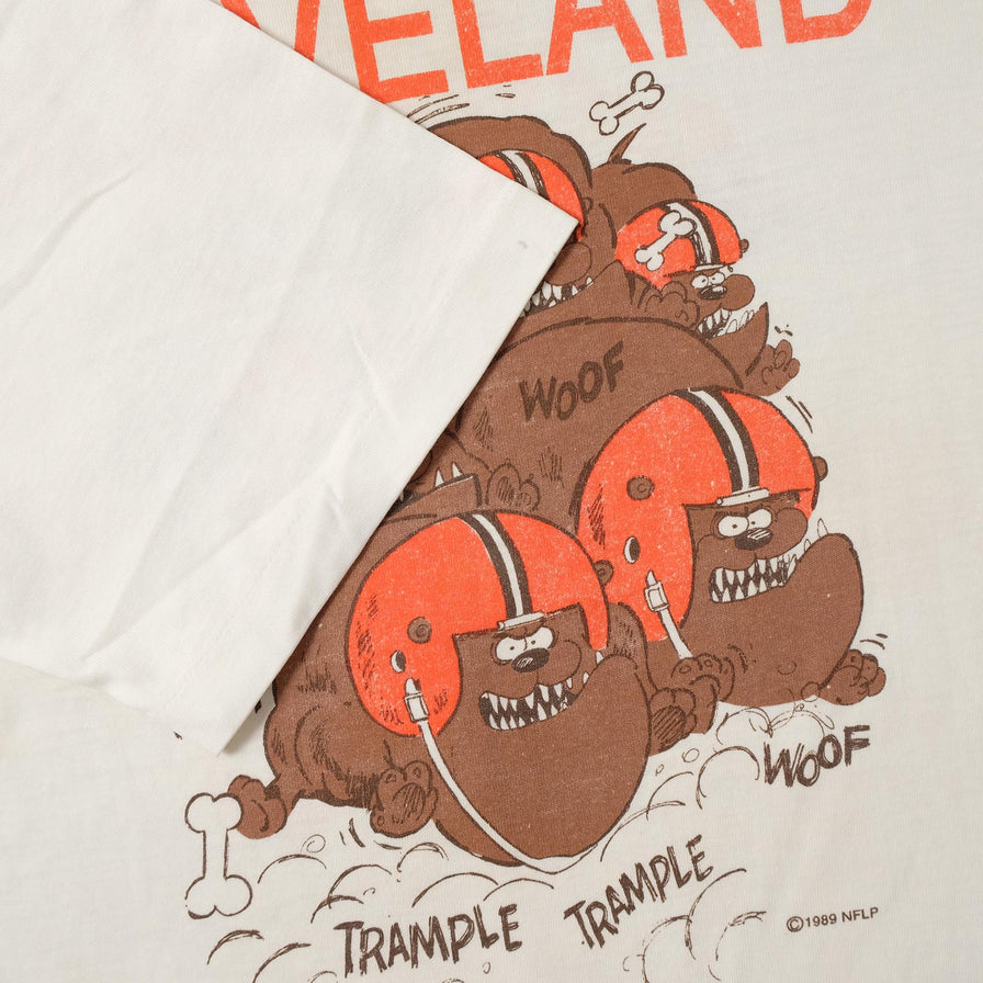 1989 Cleveland Browns T-Shirt Medium 