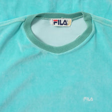Vintage Fila Velour Sweater Medium 