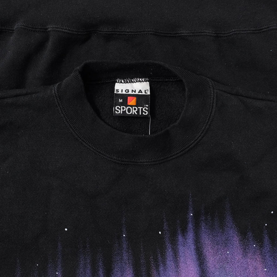 Vintage Wolves Sweater Medium 