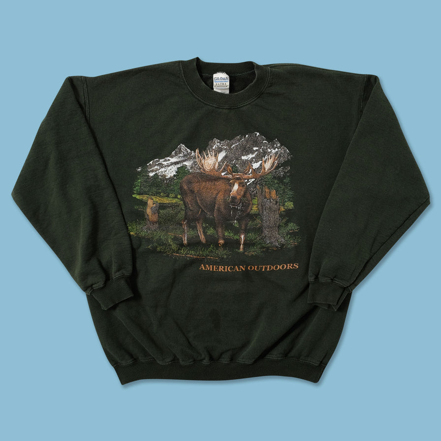 Vintage Moose Sweater Large 