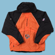 Vintage Reebok Cincinnati Bengals Anorak Medium 