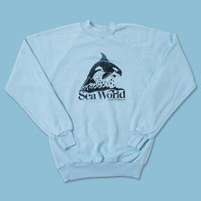 Vintage Women's Sea World Sweater Small 