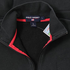 Vintage Polo Sport Q-Zip Sweater Medium 