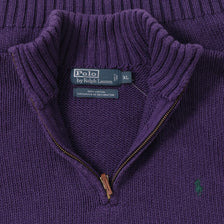 Polo Ralph Lauren Q-Zip Knit Sweater Large 