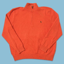 Polo Ralph Lauren Q-Zip Knit Sweater Large 
