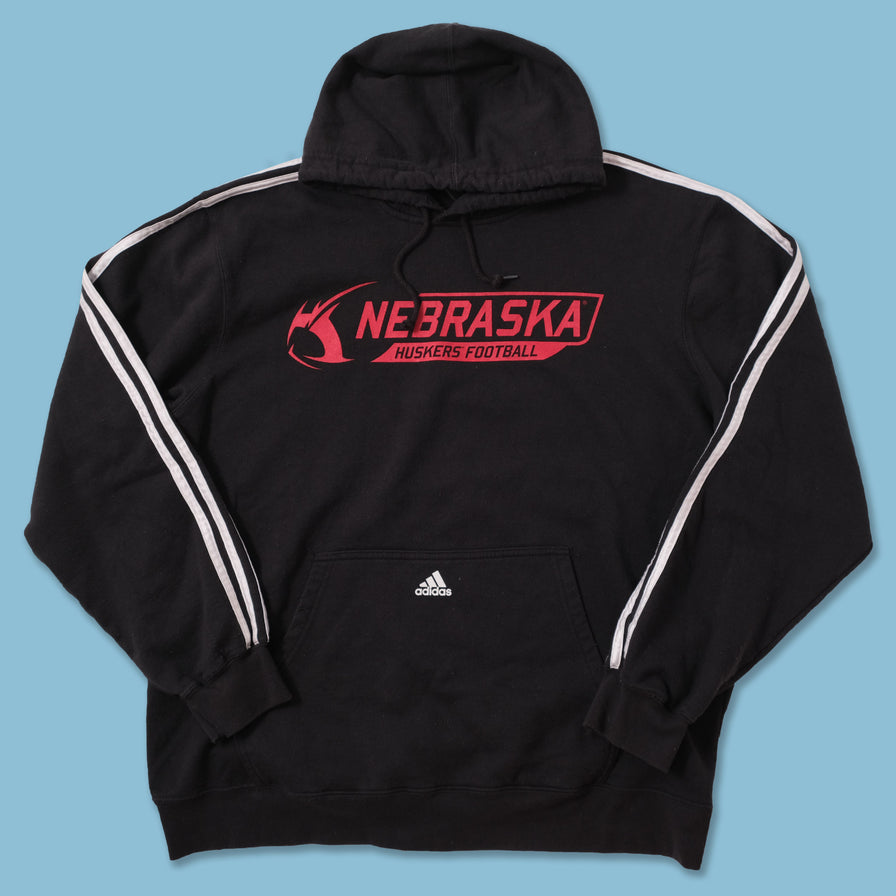 Vintage adidas Nebraska Huskers Hoody XLarge 
