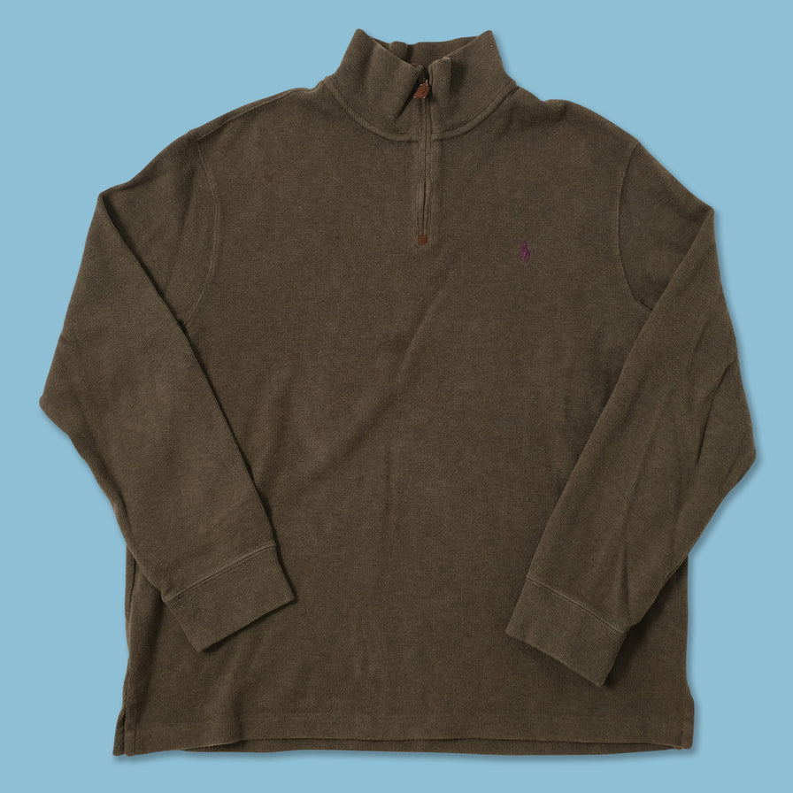 Vintage Polo Ralph Lauren Q-Zip Sweater XLarge 