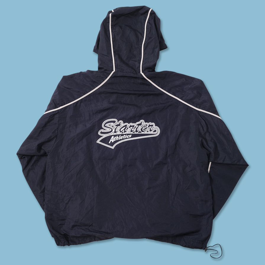 Vintage Starter Athletics Half Zip Windbreaker Large 