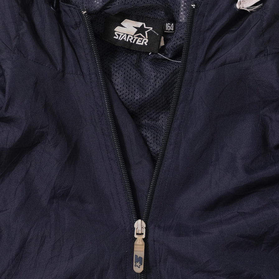 Vintage Starter Athletics Half Zip Windbreaker Large 