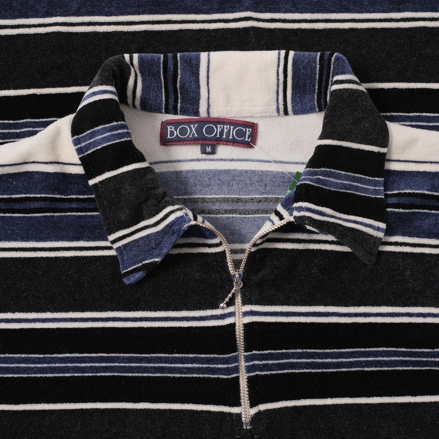 Vintage Collared Q-Zip Fleece Medium 