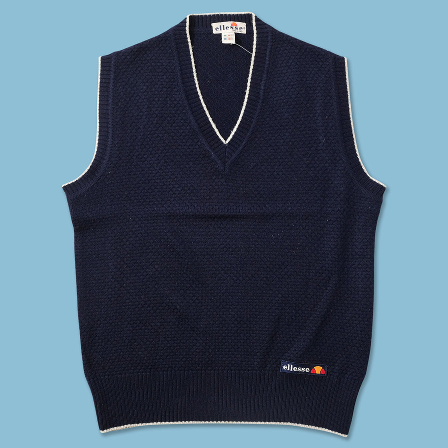 Vintage Ellesse Sweater Vest Small 
