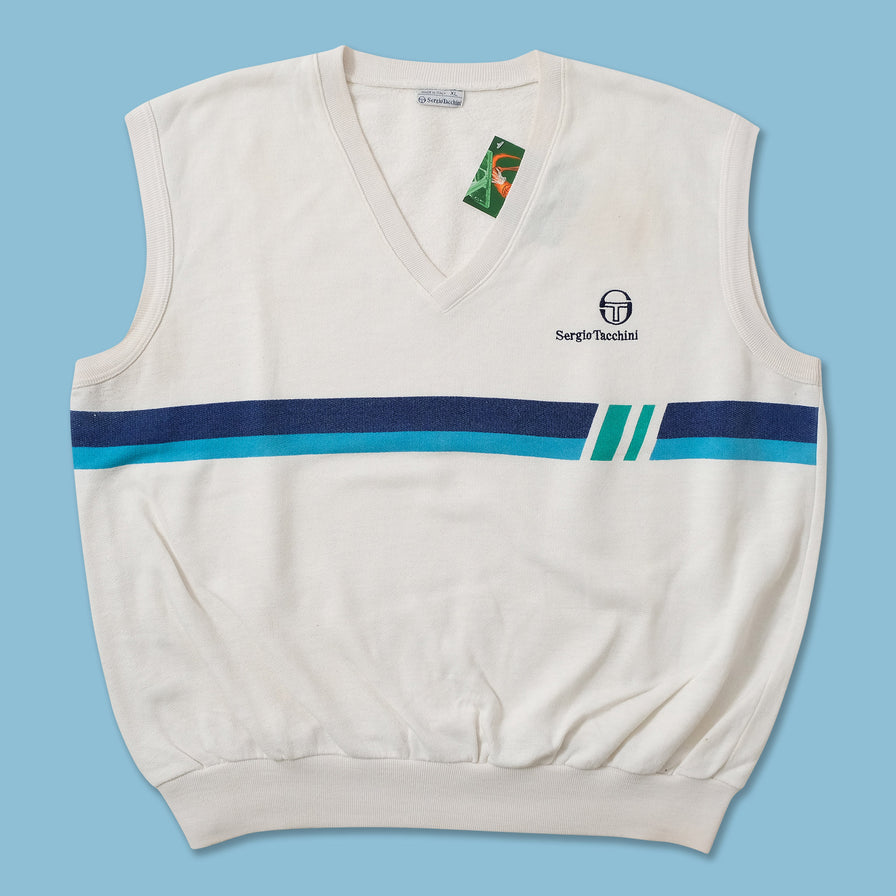 Vintage Sergio Tacchini Sweater Vest XLarge 