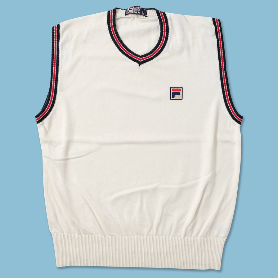 Vintage Fila Sweater Vest Large 