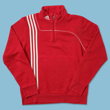 Vintage adidas Q-Zip Sweater Small 