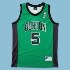 Vintage Champion Boston Celtics Garnett Jersey Medium 